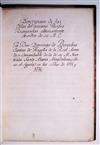 TRAVEL  TAHITI.  Bonechea, Domingo de. Descripcion de las Islas del Occeano Pacifico.  Manuscript in Spanish on paper. Circa 1800?